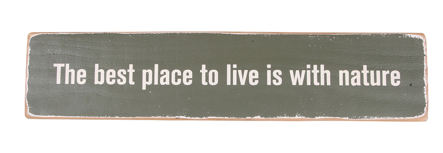 The Best Place to Live sign 